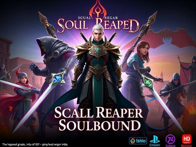 Squall Soul Reaper Soulbound Official Cover - Indian Dark Fantasy MMO